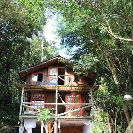 Cabana Magica Praia E Floresta, Vale Da Utopia, Pinheira Villa Guarda do Embau Exterior photo