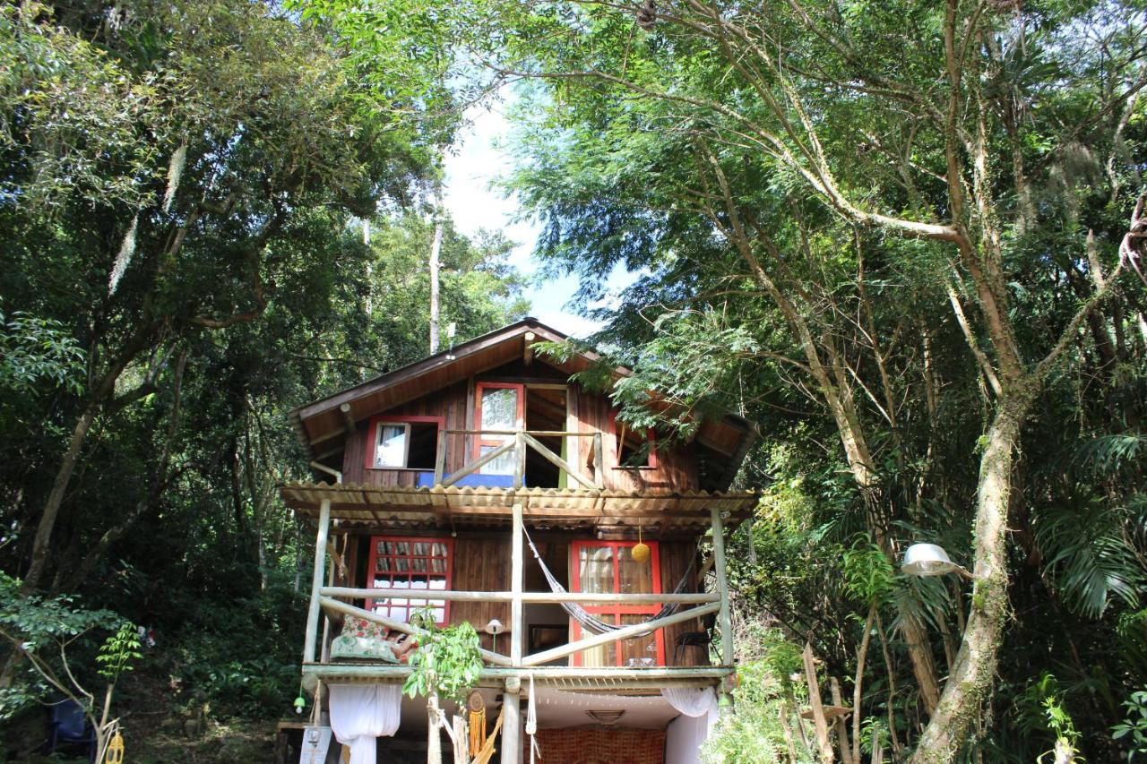 Cabana Magica Praia E Floresta, Vale Da Utopia, Pinheira Villa Guarda do Embau Exterior photo