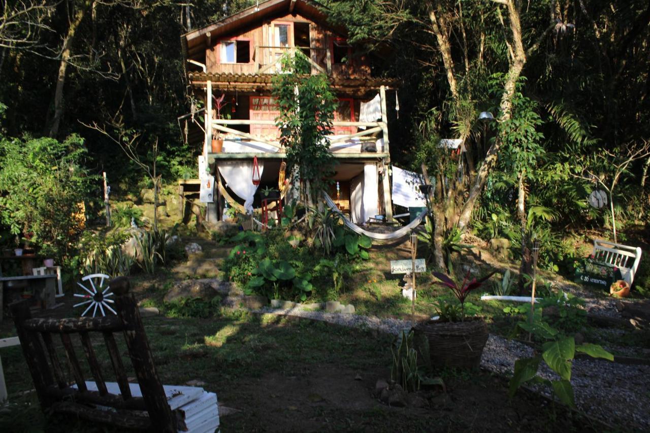 Cabana Magica Praia E Floresta, Vale Da Utopia, Pinheira Villa Guarda do Embau Exterior photo